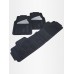 Car Mats 3PC CHROME AW MATS, BLACK